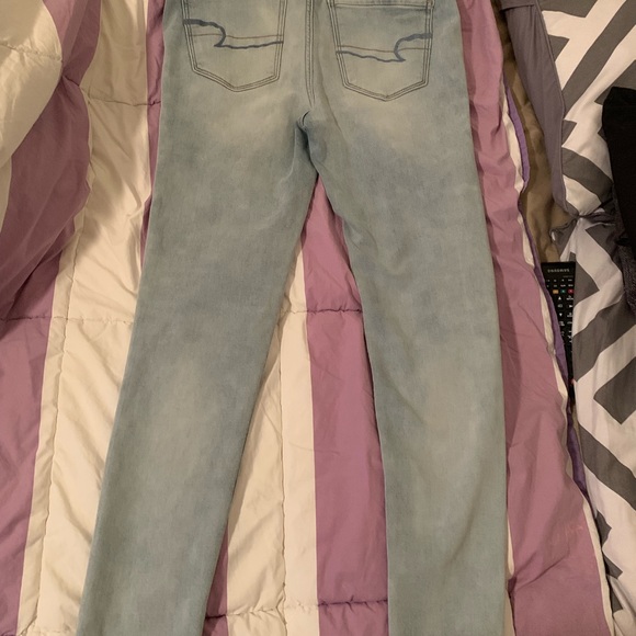 American eagle light wash jegging SIZE 4 - Picture 3 of 4